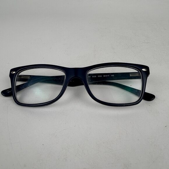 Ray-Ban RB 5228 Eyeglasses Womens Black Acetate Square Frame 50-17-140 mm - Picture 2 of 11